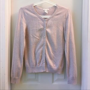 H&M Soft Cream Cardigan Shirt 100% Cotton